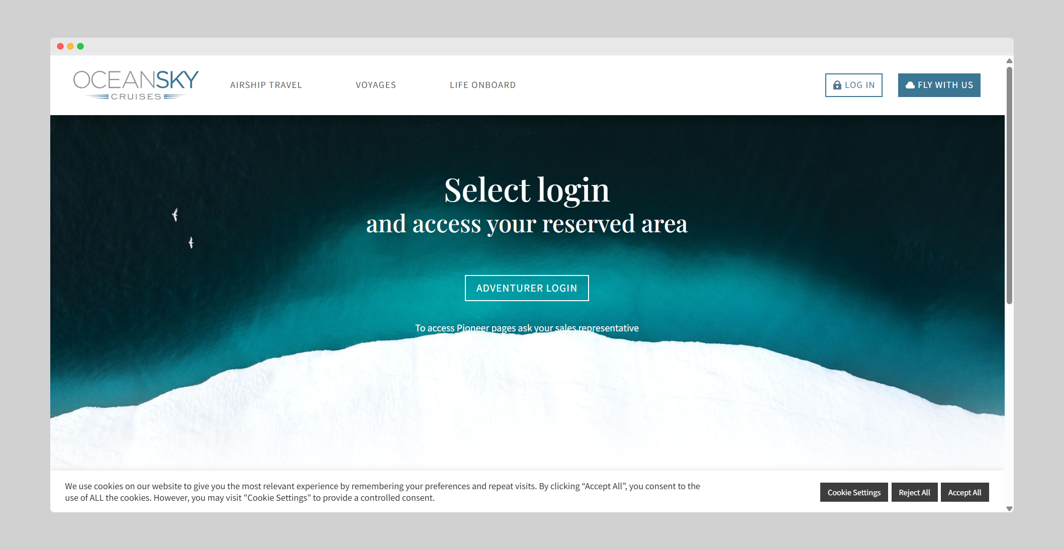 OceanSky Cruises Portal
